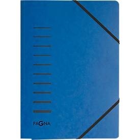 Pagna, PAGNA Eckspannmappe, DIN A4, 3 Einschlagklappen, 25 Stück, blau, PAGNA Eckspannmappe, DIN A4, 3 Einschlagklappen, 25 Stück, blau