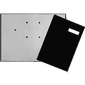 Pagna, PAGNA Unterschriftenmappe, 20 Fächer, Karton/Leinenbezug, schwarz, PAGNA Unterschriftenmappe, 20 Fächer, Karton/Leinenbezug, schwarz
