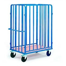Rollcart Transportsysteme, Paketwagen mit Längswänden, 1 Rückwand und 1 Vorderwand, 1000 x 640 mm, Paketwagen mit Längswänden, 1 Rückwand und 1 Vorderwand, 1000 x 640 mm