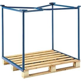 undefined, Palettenaufsatz Typ 65,1200x1000x1000 mm, lackiert, CORDES Palettenaufsatz, offen, Industrie-Palette, lackiert, Höhe 1.000 mm