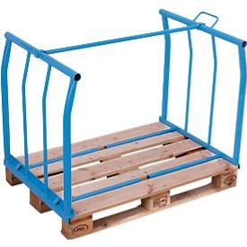 undefined, Palettenaufsatz Typ 66, 1200 x 1000 x 1200 mm, lackiert, CORDES Palettenaufsatz, Längsseiten offen, Industrie-Palette, lackiert, Höhe 1.200 mm