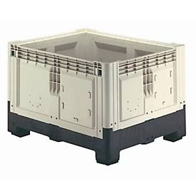 Palettenbox mit Füssen, klappbar, 720 Liter