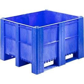 undefined, Palettenbox, geschlossen, 620 l, blau, Palettenbox, geschlossen, 620 l, blau