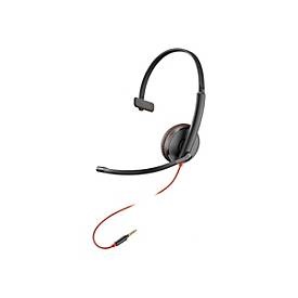 Poly Blackwire 3215 - Blackwire 3200 Series - Headset - On-Ear - kabelgebunden - aktive Rauschunterdrückung