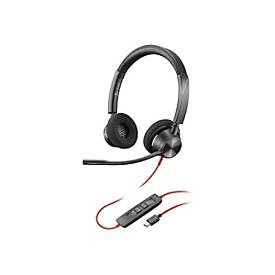 Poly Blackwire 3320 - Blackwire 3300 series - Headset - On-Ear - kabelgebunden - aktive Rauschunterdrückung