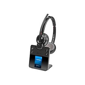 POLY, Poly Savi 8420 Office - Savi 8400 series - Headset - On-Ear - DECT / Bluetooth - kabellos, Poly Headset Savi 8420 Office UC Duo