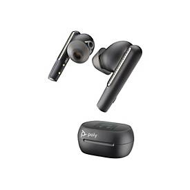Poly Voyager Free 60+ - True Wireless-Kopfhörer mit Mikrofon - im Ohr - Bluetooth - aktive Rauschunterdrückung - 3,5 mm Stecker, Adapter USB-A via Bluetooth