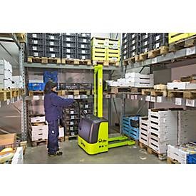 Pramac, Pramac Elektro-Deichselstapler RX 10/16 Plus mit Plus-Batterie, Pramac Elektro-Deichselstapler, Tragfähigkeit 1000 kg, Gabelmaße, LxB 1153 x 150 mm