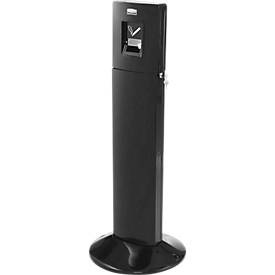 Rubbermaid, Rubbermaid Standascher Metropolitan, Aluminium, mit 6 L Inneneimer, für Außenbereich, schwarz, Rubbermaid Standascher Metropolitan, Aluminium, mit 6 L Inneneimer, für Außenbereich, schwarz