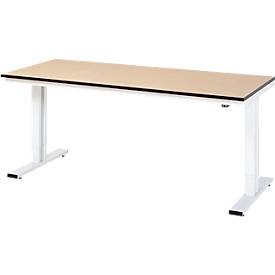 RAU, Arbeitstisch, elektrisch höhenverstellbar, RAU Arbeitstisch, elektrisch höhenverstellbar, Höhe 720 - 1120 mm, MDF-Platte, BxT 2000 x 800 mm