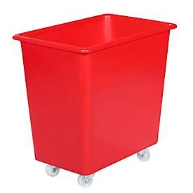 BASIC, BASIC Rollbehälter, BxT 660 x 432 mm, rot, BASIC Rollbehälter, BxT 660 x 432 mm, rot