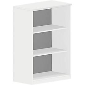undefined, Regal NEVADA, B 800 x T 445 x H 1160 mm, weiß, Regal NEVADA, B 800 x T 445 x H 1155 mm, weiß