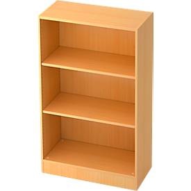 undefined, Regal Höhe 1270 mm, 2 Fachböden Dekor Buche, Hammerbacher Regal 2 Fachböden Buche 800 x 400 x 1.270 mm