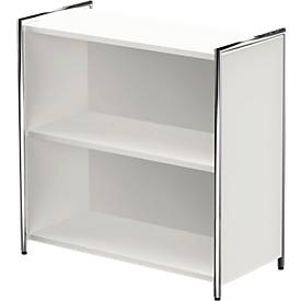 undefined, Regal Toledo, mit Sichtrückwand, B 800 x T 380 x H 780 mm, weiß, 2 OH, Regal Toledo, mit Sichtrückwand, B 800 x T 380 x H 780 mm, weiß, 2 OH