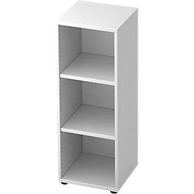 undefined, Regal TOPAS LINE, 3 Ordnerhöhen, B 400 mm, weiss, Regal TOPAS LINE, 3 Ordnerhöhen, B 400 mm, weiss