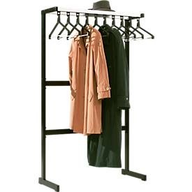 undefined, Reihengarderobenständer, 10 Kleiderbügel, Hutablage, Reihengarderobenständer, 10 Kleiderbügel, Hutablage