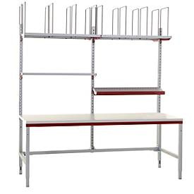 Huedig+Rocholz, Hüdig+Rocholz Komplettpacktisch Basis System Flex, 2000 mm, 4 Ablageböden, ROCHOLZ Komplettpacktisch Basis System Flex, 2000 mm, 4 Ablageböden