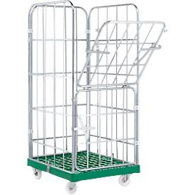 undefined, Rollbox, 4-seitig, 724 x 815 x 1640 mm, grün, Rollbox, 4-seitig, 724 x 815 x 1640 mm, grün