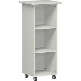 undefined, Rollcontainer PALENQUE, 3 OH, B 450 x T 500 x H 1104 mm, lichtgrau, Rollcontainer PALENQUE, 3 OH, B 450 x T 500 x H 1104 mm, lichtgrau