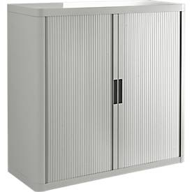 Paperflow, Rollladenschrank, H 1040 mm, grau/grau, Rollladenschrank, H 1040 mm, grau/grau