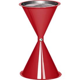undefined, Kegel-Standascher ohne Dach verkehrsrot, Standascher, aus Kunststoff, rot
