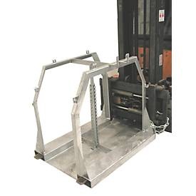 Gasflaschenpalette für 8 Flaschen LxBxH 1100 x 860 x 1000 mm