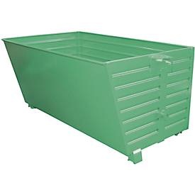 undefined, Stapel-Kippbehälter Volumen 2 m³ grün RAL 6011, eurokraft pro Stapelkipper, Volumen 2 m³, grün RAL 6011