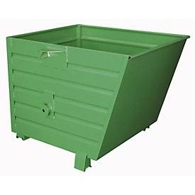 undefined, Stapel-Kippbehälter Volumen 0,9 m³ grün RAL 6011, Stapelkipper BSK 90, grün