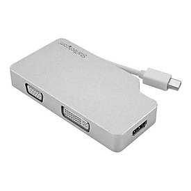 undefined, StarTech.com Aluminium Reise A/V Adapter 3-in-1 Mini DisplayPort auf VGA, DVI oder HDMI - 4K, 