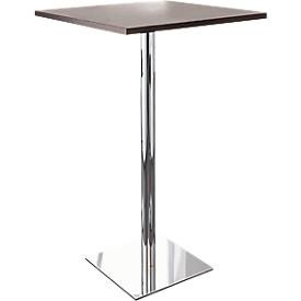 undefined, Stehtisch quadratisch, wenge, 