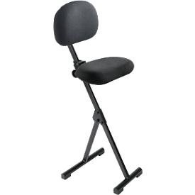 MeyChair, Stehhilfe meychair Futura Light AF-SR-11025, klapp- & sitzhöhenverstellbar, ohne Aufstieghilfe, B 370 x T 210 x H 540-900 mm, Stahl & Stoff, schwarz, Stehhilfe meychair Futura Light AF-SR-11025, klapp- & sitzhöhenverstellbar, ohne Aufstieghilfe, B 370 x T 210 x H 540-900 mm, Stahl & Stoff, schwarz