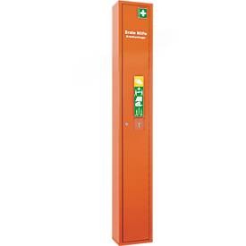 undefined, Verbandschrank nach DIN 13157 ohne Inhalt, signalorange, Tiefe 200 mm HxB 2000 x 300 mm, SÖHNGEN Verbandschrank nach DIN 13157, ohne Inhalt, HxB 2000 x 300 mm, signalorange, Tiefe 200 mm