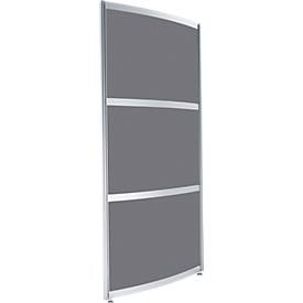 undefined, Stellwand rund hoch, Anthrazit satiniert, Stellwand rund hoch, Anthrazit satiniert