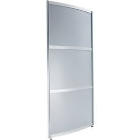 undefined, Stellwand rund hoch, Dekor silber, Stellwand rund hoch, Dekor silber