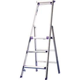 HACA, Stufenstehleiter Lila-Serie, 3 Stufen, Stufenstehleiter Lila-Serie, 3 Stufen