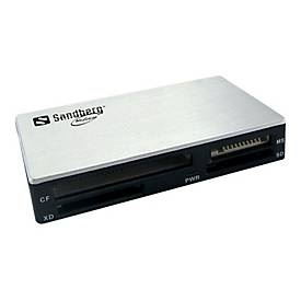 Sandberg, Sandberg USB 3.0 Multi Card Reader Kartenleser, Sandberg - USB 3.0 Multi Card Reader, Schwarz