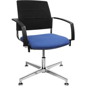 Schäfer Shop Genius, Schäfer Shop Genius Besucherstuhl SSI Proline Visit S3+, blau/schwarz, Schäfer Shop Genius Besucherstuhl SSI Proline Visit S3+, blau/schwarz