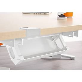 Schäfer Shop Genius, Schäfer Shop Genius Kabelkanal PLANOVA ERGOSTYLE, 1338 mm, für 1800er Tisch, weiss, 