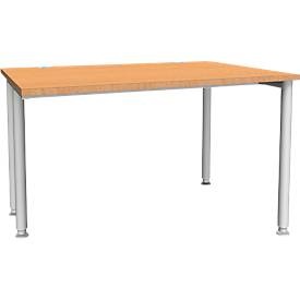 Schäfer Shop Genius, Schäfer Shop Genius Schreibtisch MODENA FLEX, Breite 1200 mm, einseitig verkürzt, Buche