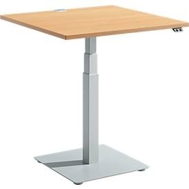 Schäfer Shop Select, Schäfer Shop Select Beistelltisch FLEXXAS, elektrisch höhenverstellbar, ergonomisch, B 800 mm, Buche, Schäfer Shop Select Beistelltisch FLEXXAS, elektrisch höhenverstellbar, ergonomisch, B 800 mm, Buche