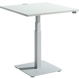 Schäfer Shop Select, Schäfer Shop Select Beistelltisch FLEXXAS, elektrisch höhenverstellbar, ergonomisch, B 800 mm, lichtgrau, Schäfer Shop Select Beistelltisch FLEXXAS, elektrisch höhenverstellbar, ergonomisch, B 800 mm, lichtgrau
