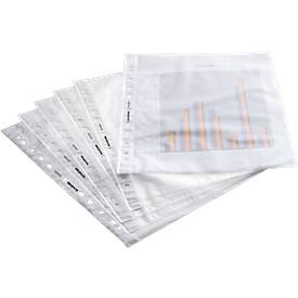 Schäfer Shop Select, Schäfer Shop Select Prospekthülle, DIN A4, oben offen, 100 Stück, genarbt, transparent, 0,08 mm, Premium, Schäfer Shop Select Prospekthülle Premium, DIN A4, oben offen, 0,08 mm, 100 Stück, genarbt, klar