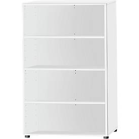 Schäfer Shop Select, Schäfer Shop Select Regal, B 800 x T 420 x H 1470 mm, 4 OH & 3 Fachböden, weiss, Schäfer Shop Select Regal, B 800 x T 420 x H 1470 mm, 4 OH & 3 Fachböden, weiss