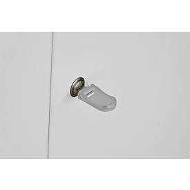 Schäfer Shop Select, Schäfer Shop Select Schrank Start Off, 4 OH, abschliessbar, B 800 x T 420 x H 1470 mm, Holz, graphit/ahorn, Schäfer Shop Select Schrank Start Off, 4 OH, abschliessbar, B 800 x T 420 x H 1470 mm, Holz, graphit/ahorn