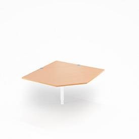 Schäfer Shop Select, Schäfer Shop Select Winkelplatte PLANOVA BASIC, B 1200 x T 1200 mm, Buche-Dekor/weiss, Schäfer Shop Select Winkelplatte PLANOVA BASIC, B 1200 x T 1200 mm, Buche-Dekor/weiss