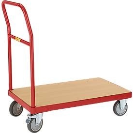 Schäfer Shop, Plattformwagen mit Schiebegriff, Ladefläche 850 x 500 mm, Schäfer Shop Pure Plattformwagen mit Schiebegriff, Ladefläche 850 x 500 mm