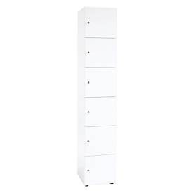 undefined, Schliessfachschrank 6OH Weiss,6xDS, Schliessfachschrank 6OH Weiss,6xDS