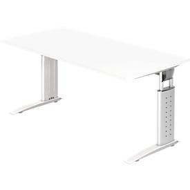 Hammerbacher, Hammerbacher Schreibtisch US16 160X160CM Weiß Weiß, Hammerbacher Schreibtisch US16 160X160CM Weiß Weiß