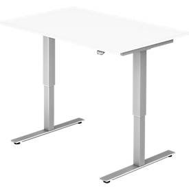 undefined, UPLINER - Schreibtisch, elektrisch höhenverstellbar BxT 1200 x 800 mm weiß, BASIC Schreibtisch, elektrisch höhenverstellbar, BxT 1.200 x 800 mm, weiss