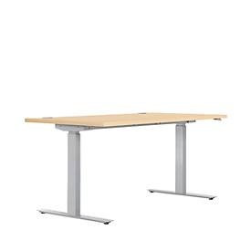 undefined, Schreibtisch ERGO DRIVE ED 470, elektrisch höhenverstellbar, Rechteck, T-Fuss, B 1600 x T 800 x H 692-1147 mm, Ahorn/lichtgrau, Schreibtisch ERGO DRIVE ED 470, elektrisch höhenverstellbar, Rechteck, T-Fuss, B 1600 x T 800 x H 692-1147 mm, Ahorn/lichtgrau